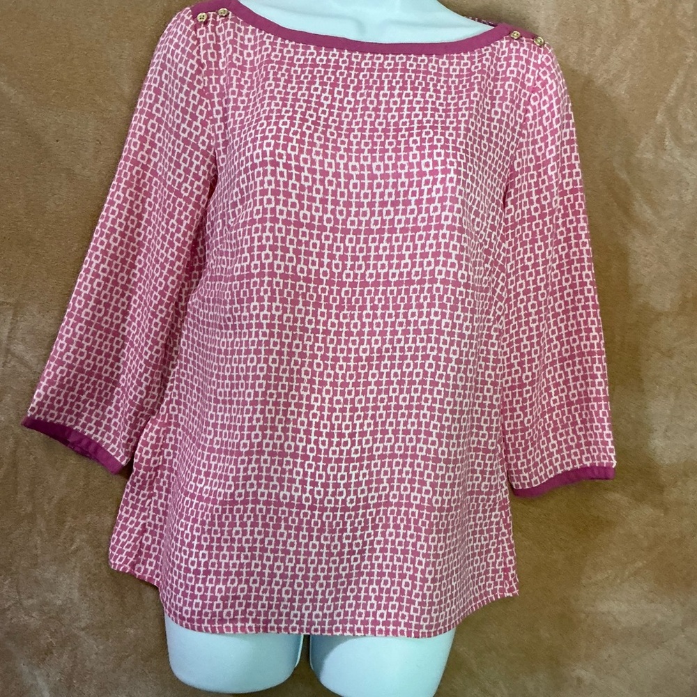 Banana Republic Pink‎ Boxy Blouse
